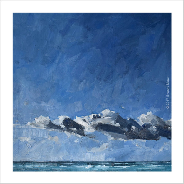 Greg Mason Artist: Seascape Blue Sky