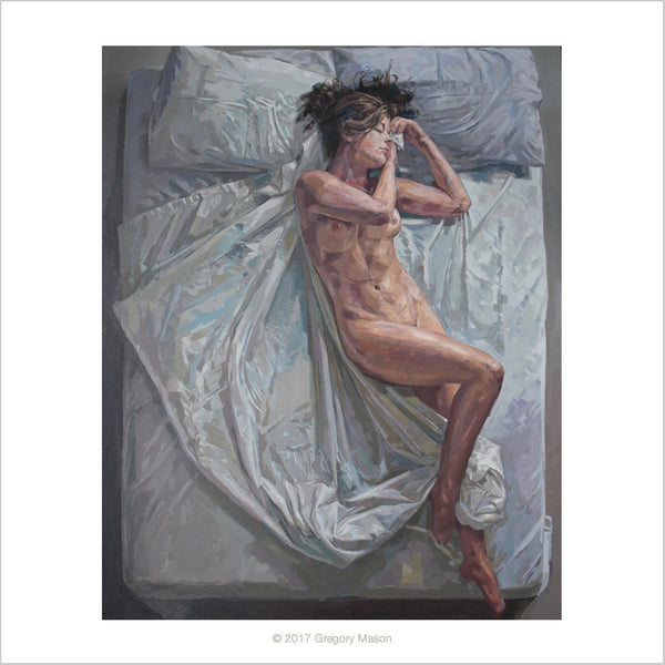 Female Nude Painting by Greg Mason